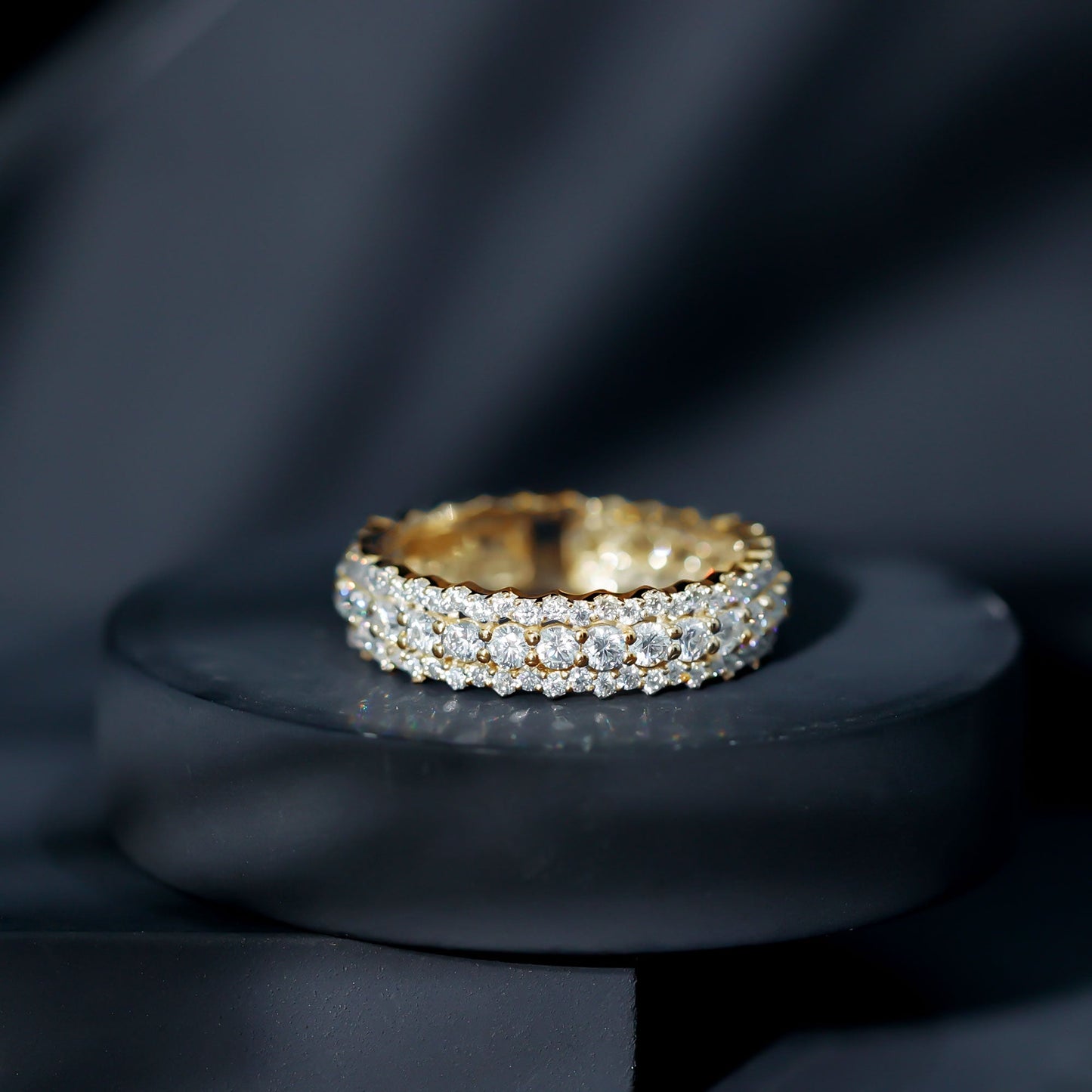 Certified Lab Grown Diamond Eternity Wedding Band for Her