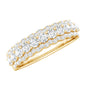 Certified Diamond Half Eternity Anniversary Ring