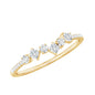 Minimalist Lab Grown Diamond Half Eternity Ring