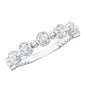 Bezel Set Lab Grown Diamond Wedding Anniversary Band