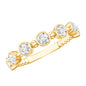 Bezel Set Lab Grown Diamond Wedding Anniversary Band