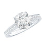 2 Carat Lab Created Diamond Round Engagement Ring With Hidden Halo