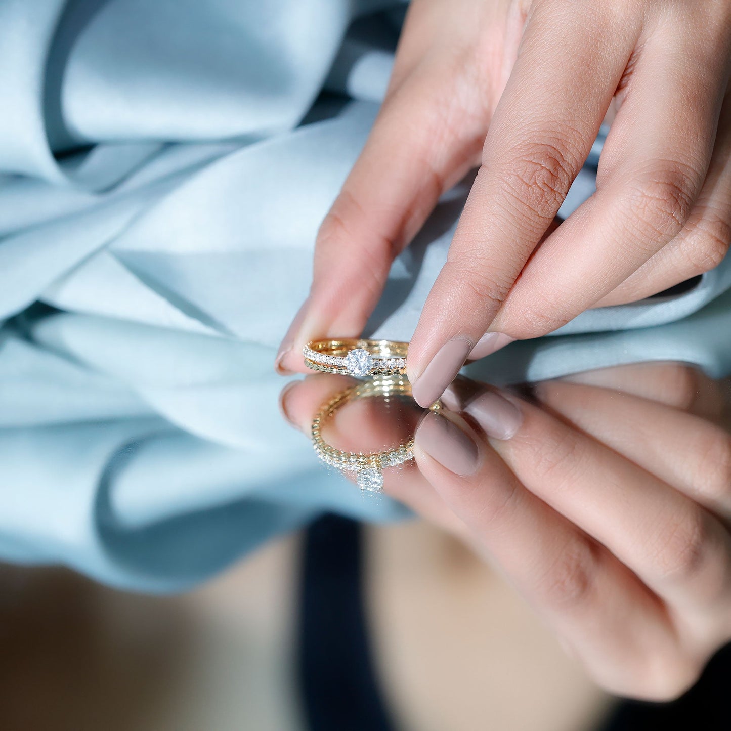Lab Grown Diamond Bridal Engagement Ring