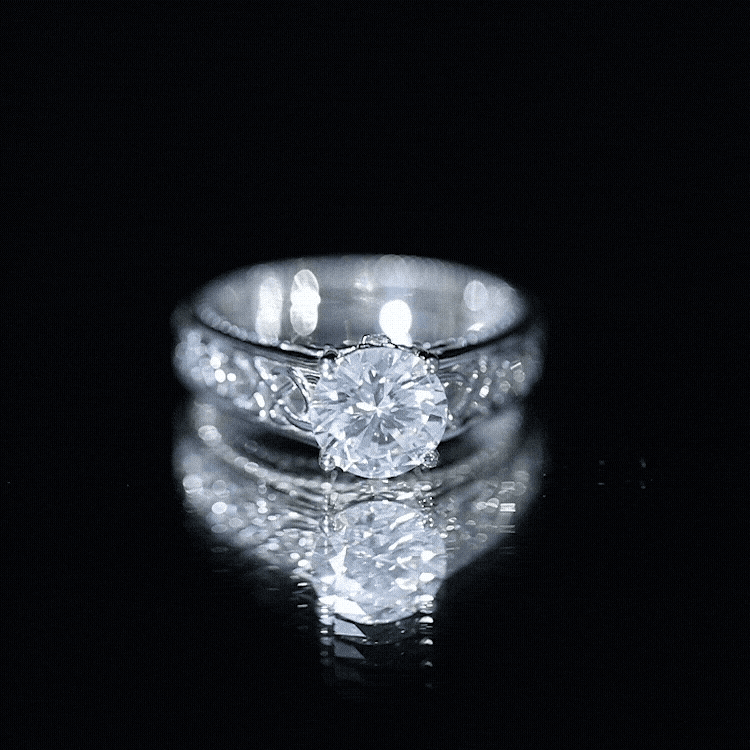 Certified 1.2 Carat Lab Grown Diamond Celtic Design Engagement Ring