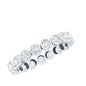 Bezel Set Lab Grown Diamond Eternity Band Ring