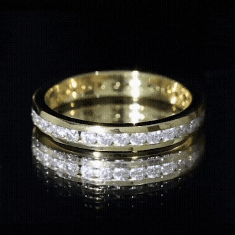 Lab Grown Diamond Wedding Eternity Band For Women
