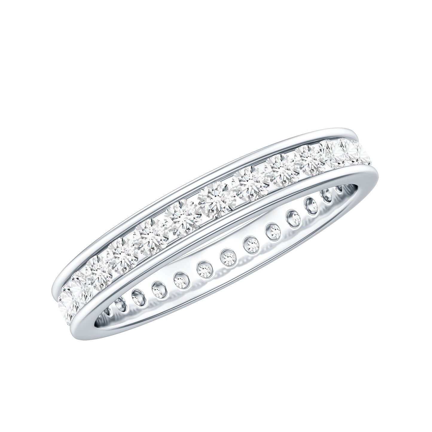 Lab Grown Diamond Wedding Eternity Band For Women