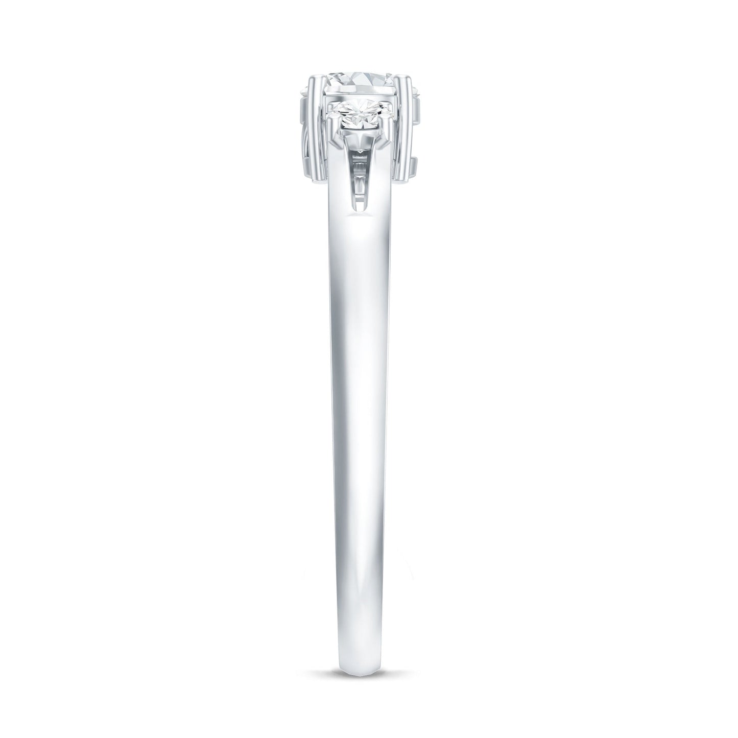 Certified Lab Created Diamond Promise Commitment Ring for Her