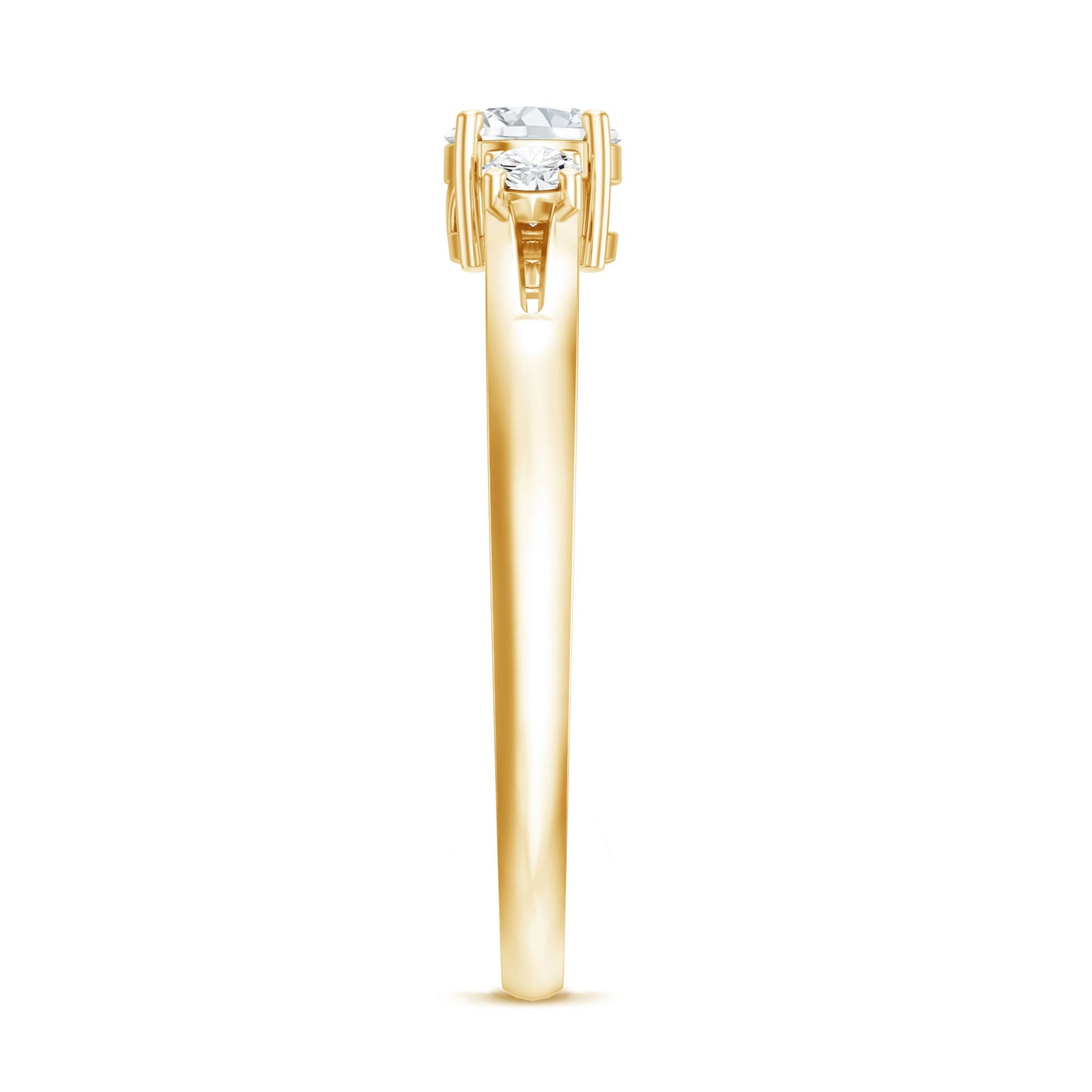 Certified Lab Created Diamond Promise Commitment Ring for Her