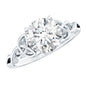 Certified Celtic Knot Lab Grown Diamond Round Engagement Ring
