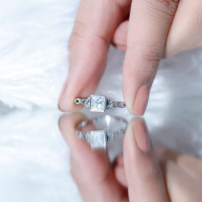 Celtic Knot Inspired Lab Grown Diamond Promise Ring