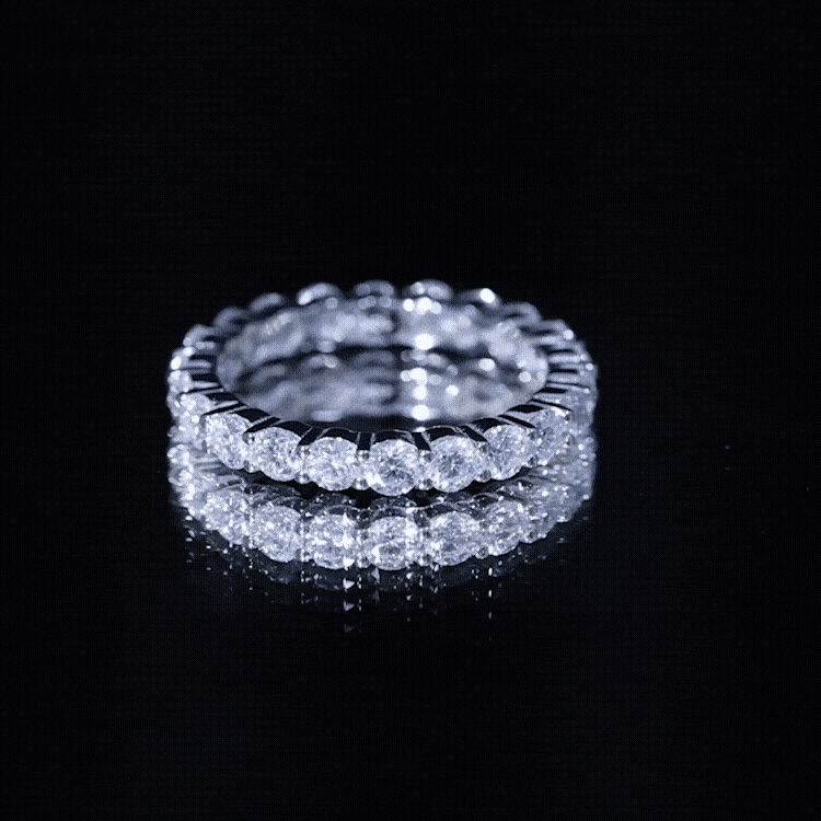 Certified Lab Grown Diamond Eternity Band for Women