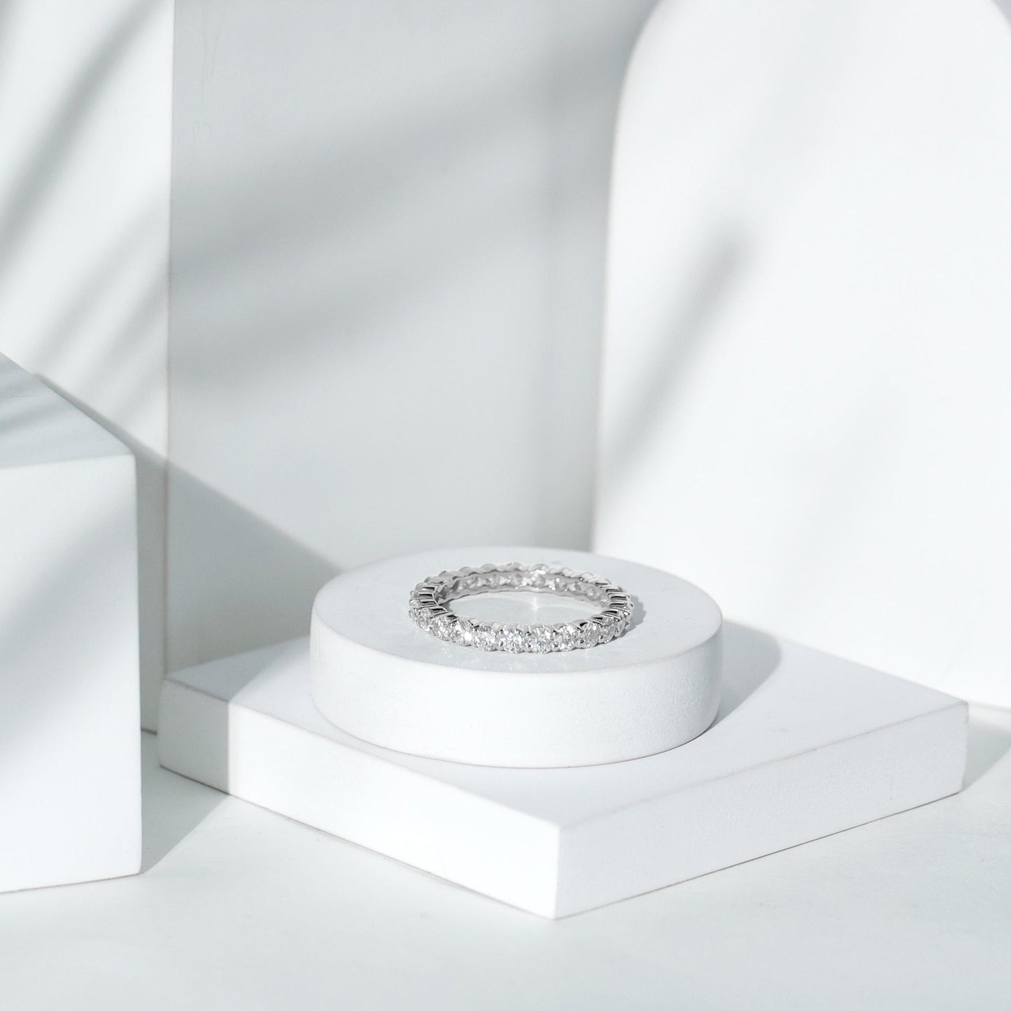 Certified Lab Grown Diamond Eternity Band for Women