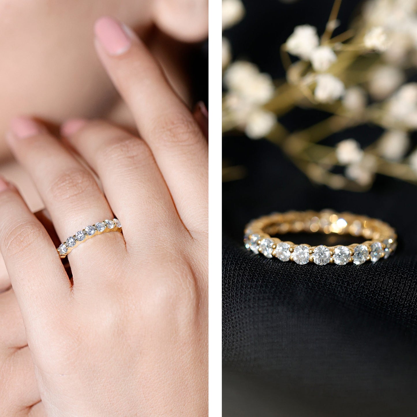 Certified Lab Grown Diamond Eternity Band for Women