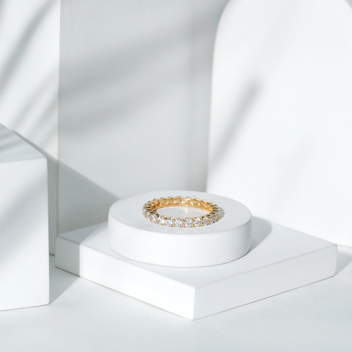 Certified Lab Grown Diamond Eternity Band for Women