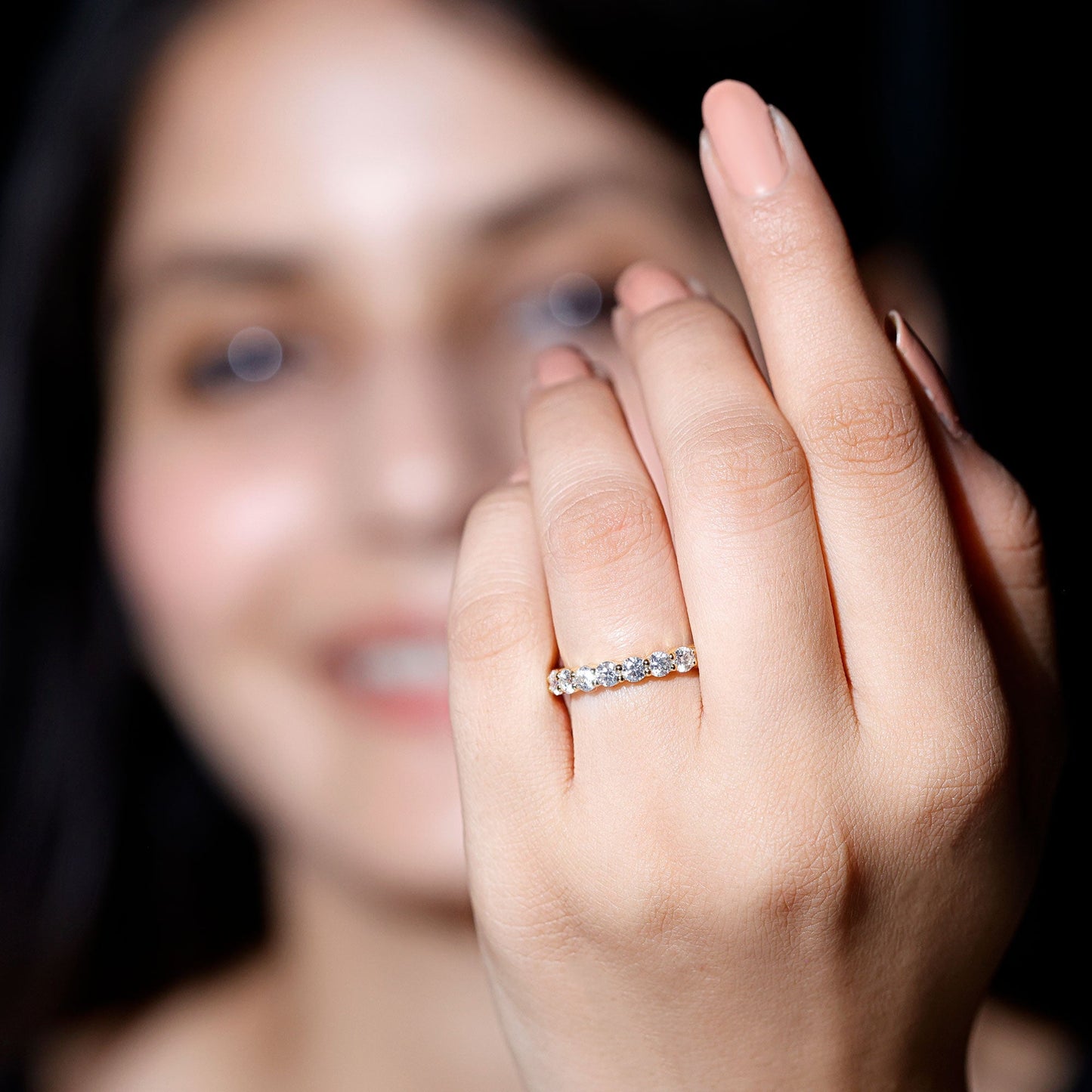 Certified Lab Grown Diamond Eternity Band for Women