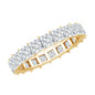 Certified Lab Grown Diamond Princess Cut Wedding Ring