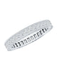 Certified Lab Created Diamond Princess Cut Wedding Band