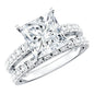 IGI Certified Huge 5 Carat Lab Grown Diamond Engagement Wedding Ring Set