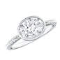IGI Certified Lab Diamond Engagement Ring with 2 Carat Oval