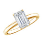 Emerald Cut 2 Carat Engagement Ring with IGI Certified Lab Diamond