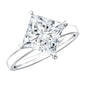 IGI Certified Lab Grown Diamond 3 Carat Princess Cut Engagement Ring
