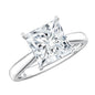 IGI Certified Lab Grown 3 Carat Diamond Princess Cut Engagement Ring Solitaire