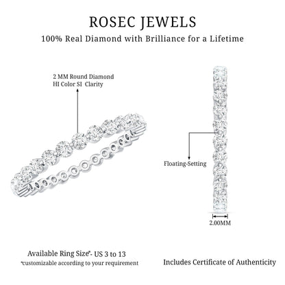 Natural Diamond Full Eternity Ring