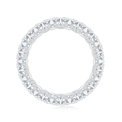 Certified Lab Created Diamond Eternity Wedding Band