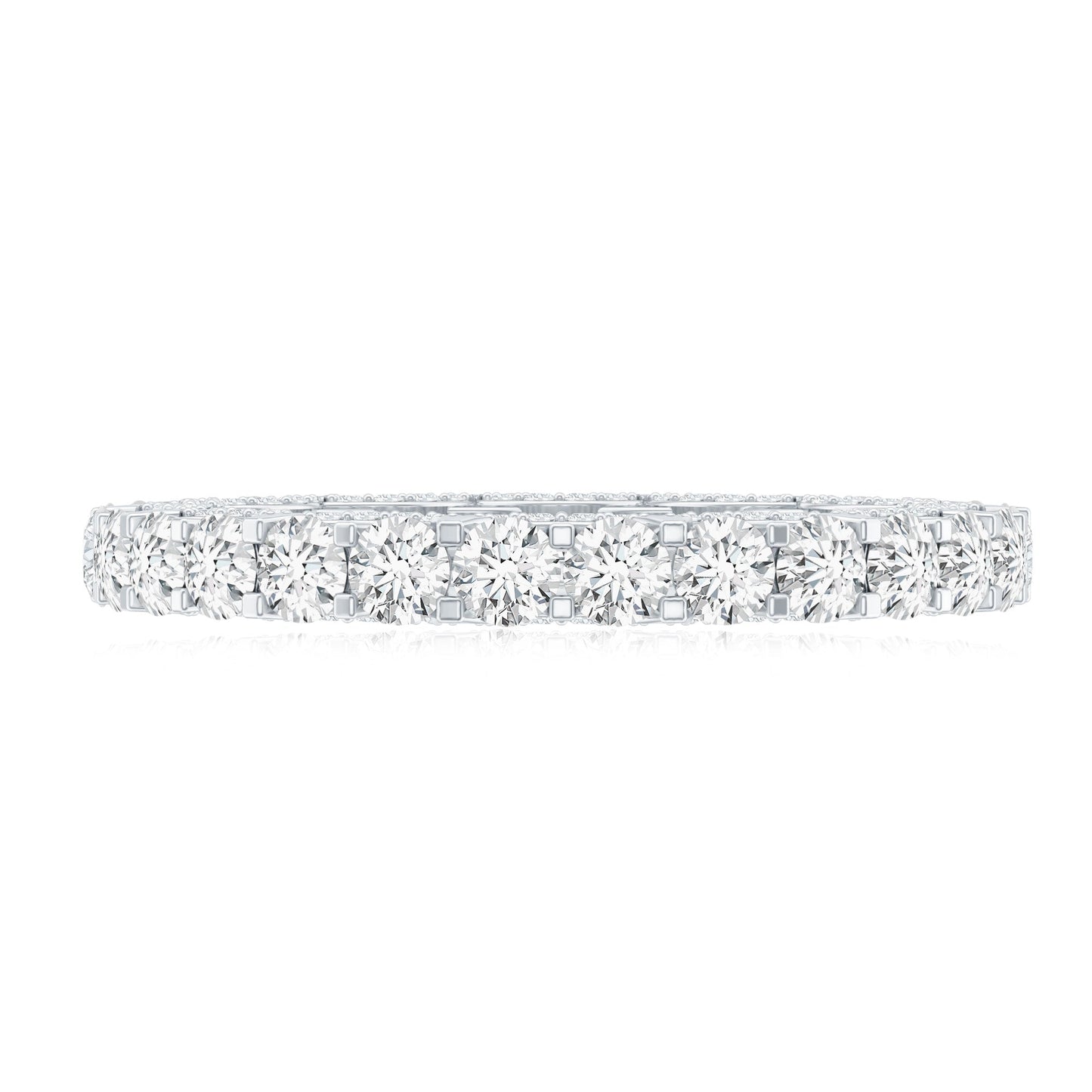 Certified Lab Created Diamond Eternity Wedding Band