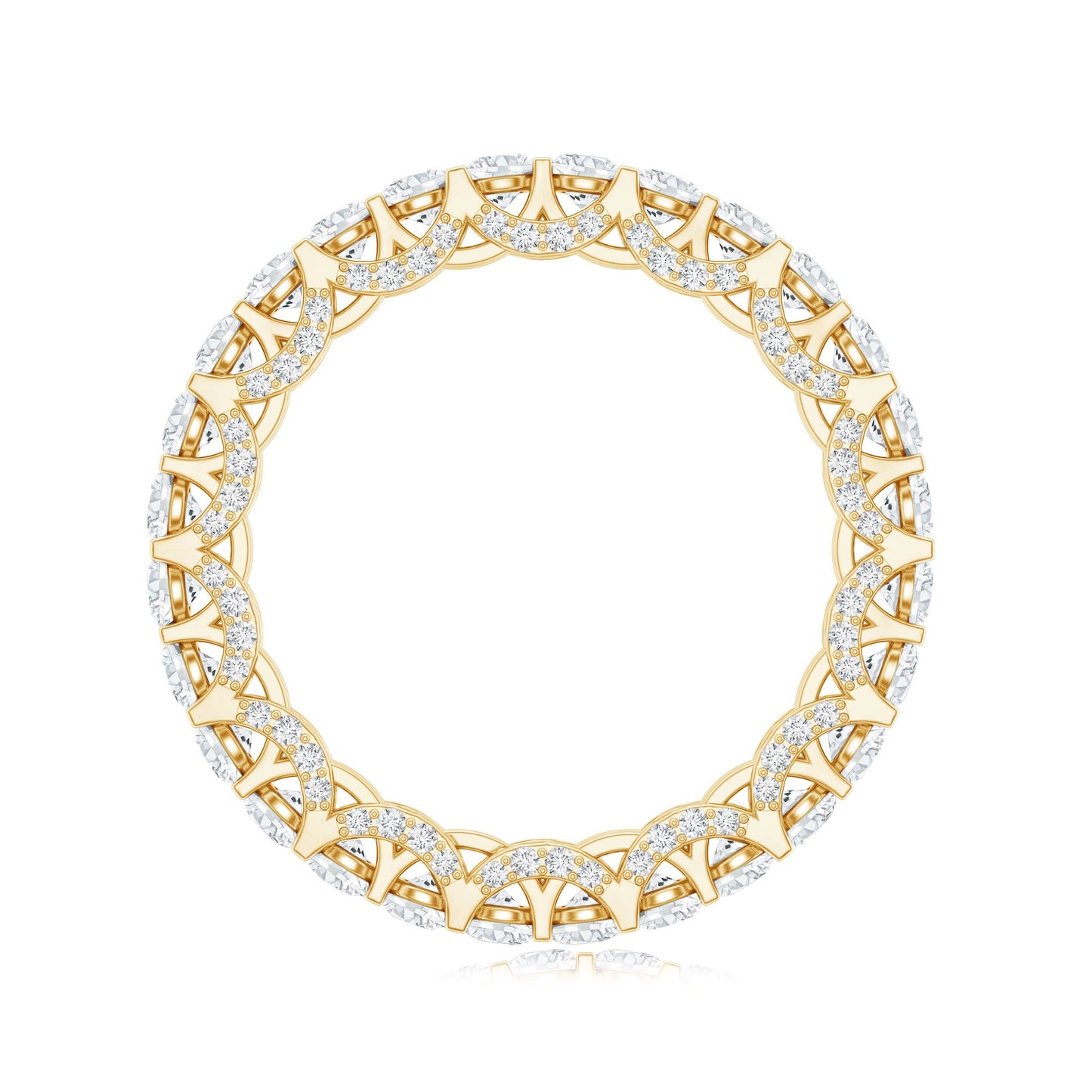 Certified Lab Created Diamond Eternity Wedding Band