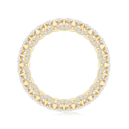 Certified Lab Created Diamond Eternity Wedding Band