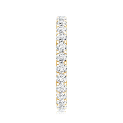 Certified Lab Created Diamond Eternity Wedding Band