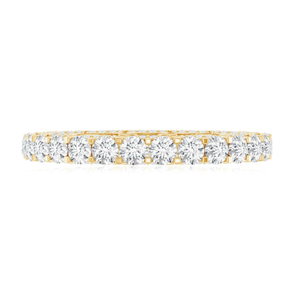 Certified Lab Created Diamond Eternity Wedding Band