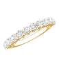 Lab Grown Diamond Half Eternity Wedding Band for Women