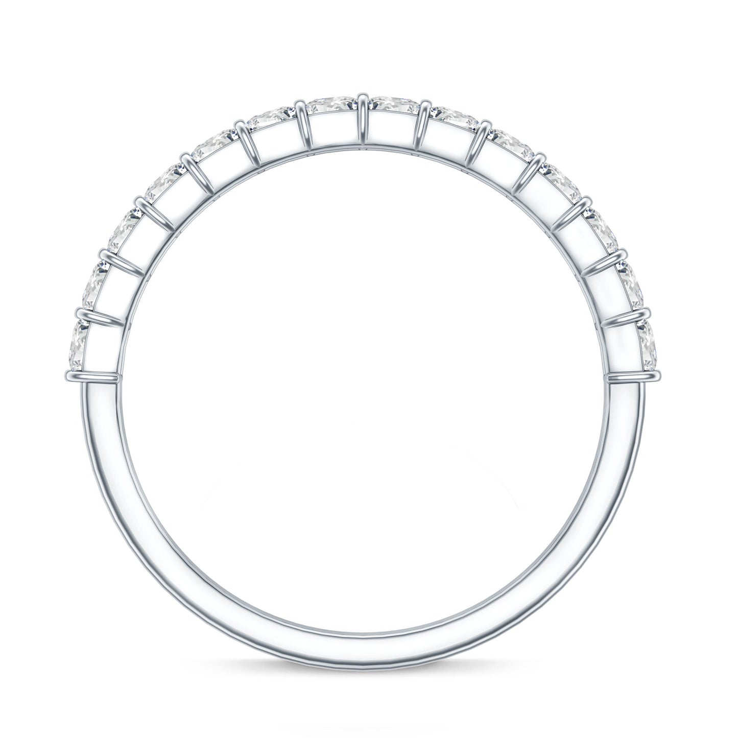 Princess Cut Diamond Anniversary Band Ring