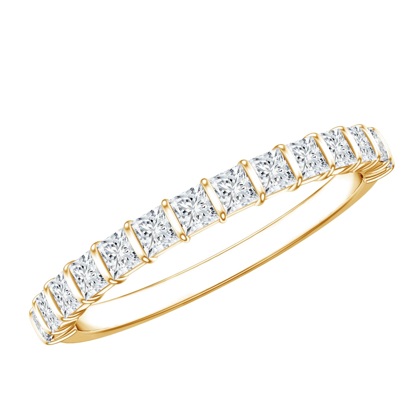 Princess Cut Diamond Anniversary Band Ring