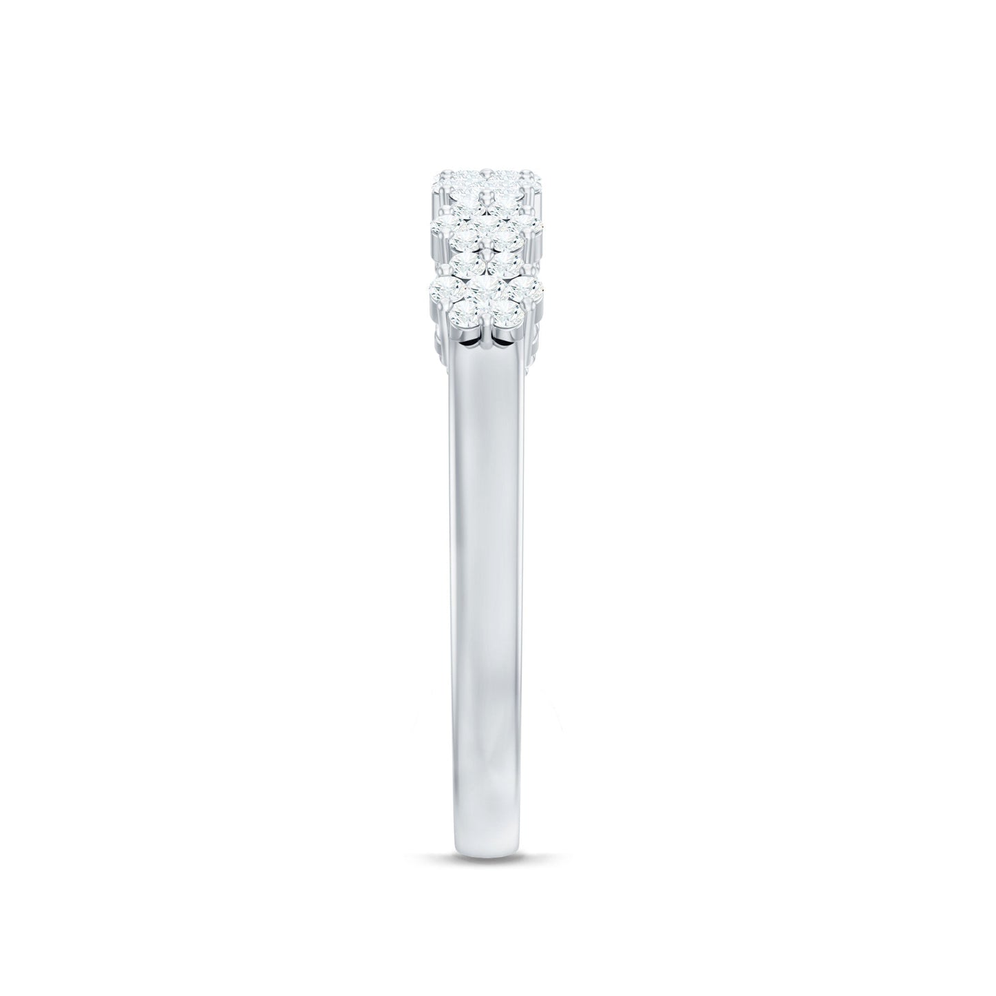 Certified Diamond Cluster Anniversary Ring