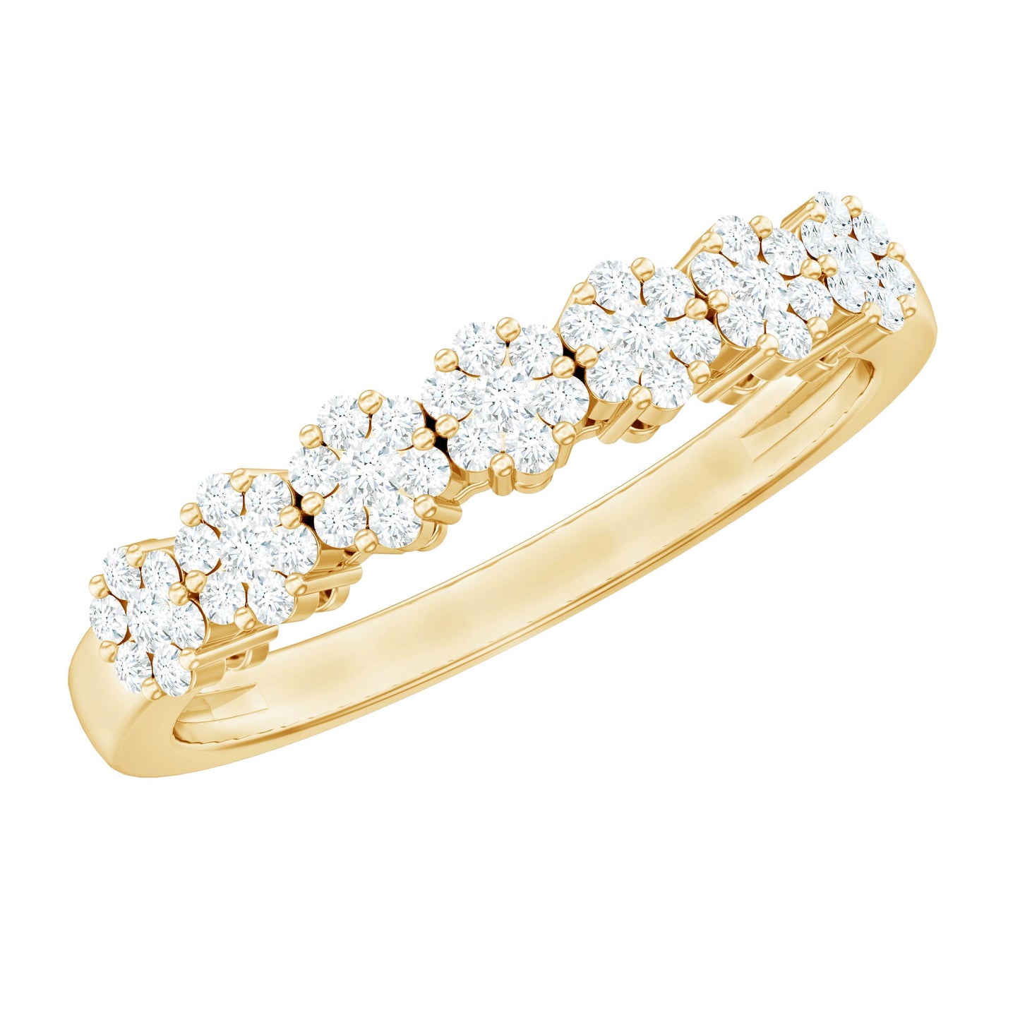 Certified Diamond Cluster Anniversary Ring