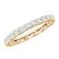 Trellis Set Moissanite Full Eternity Band Ring