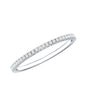 Moissanite Minimal Eternity Stackable Ring