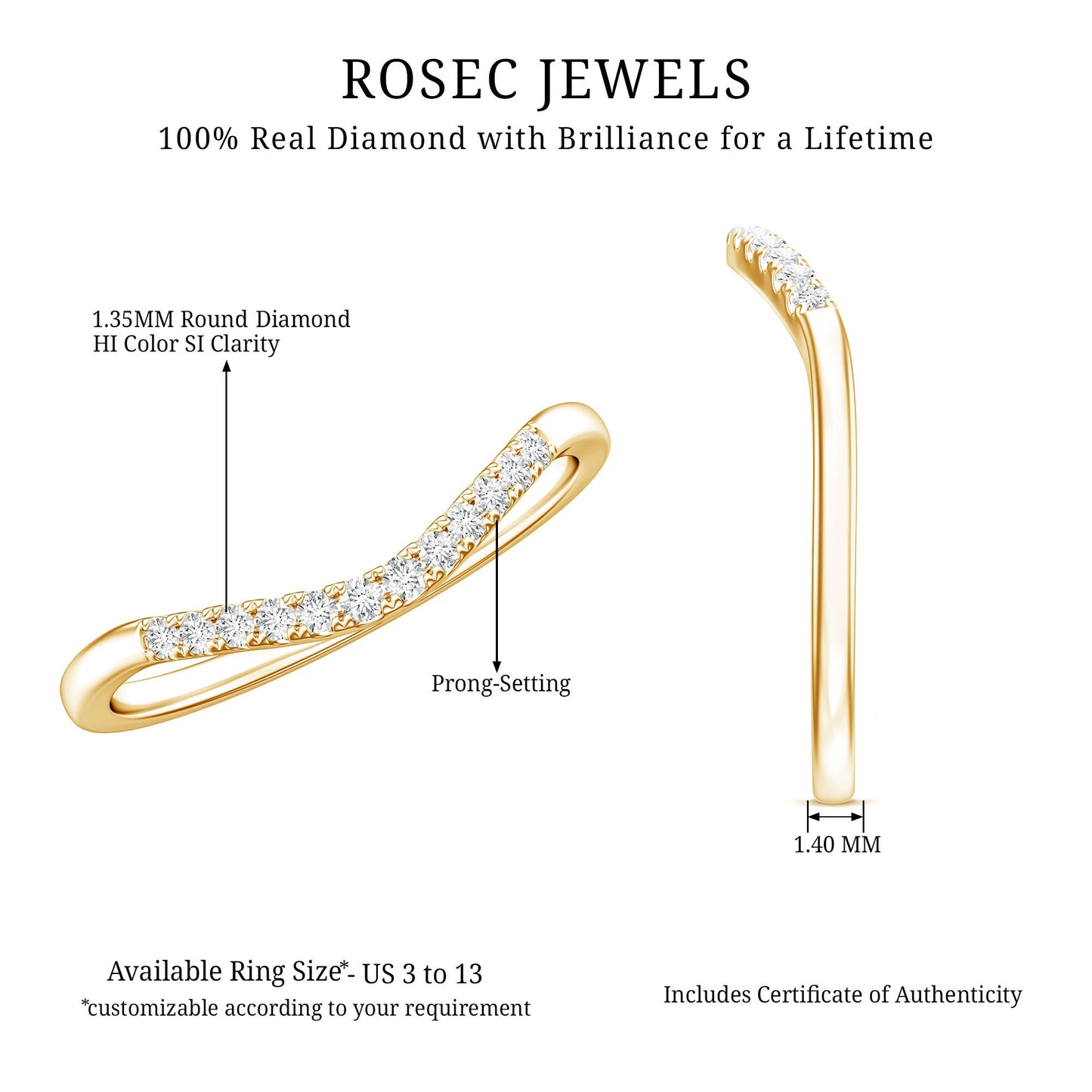 Diamond Curved Enhancer Ring
