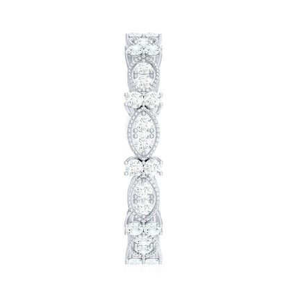Designer Moissanite Eternity Ring for Women