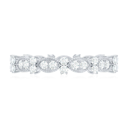 Designer Moissanite Eternity Ring for Women