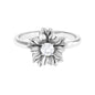 Certified Real Diamond Floral Engagement Ring