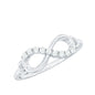 Certified Prong Set Diamond Infinity Promise Ring