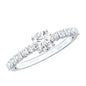 Round Brilliant Cut Moissanite Proposal Ring