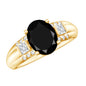 Certified 4.2 Carat Lab Grown Black and White Diamond Statement Engagement Ring