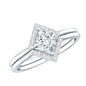 Princess Cut Lab Grown Diamond Bridal Ring Set