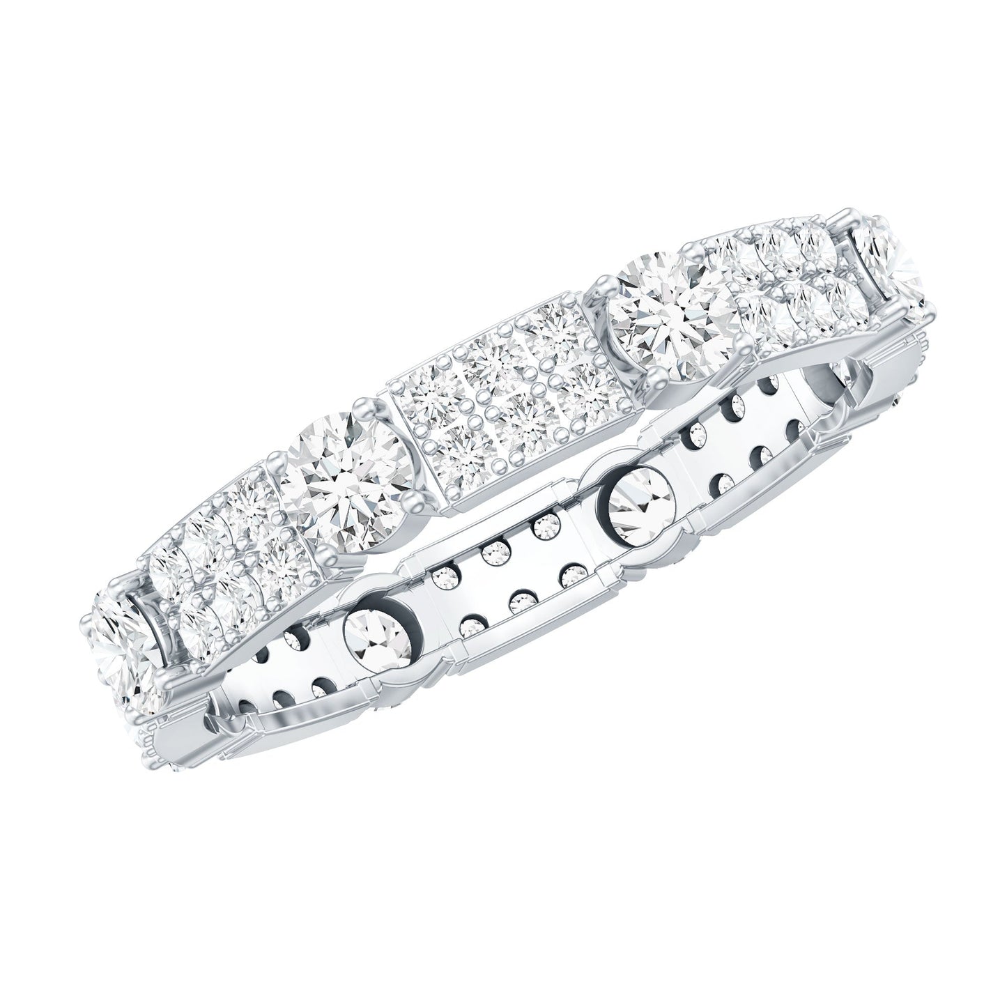 Full Eternity Lab Grown Diamond Wedding Band For Women